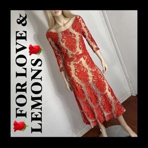 FOR LOVE & LEMONS DRESS